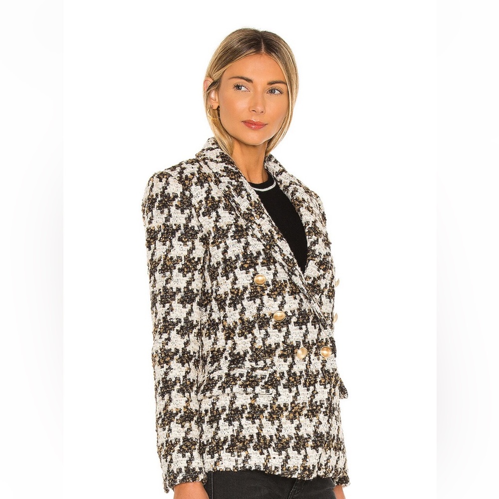 - NEW L’AGENCE Kenzie Double Breasted Blazer BX2 - Picture 2 of 7